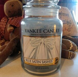 Retired Yankee Candle Blue Satin Sashes